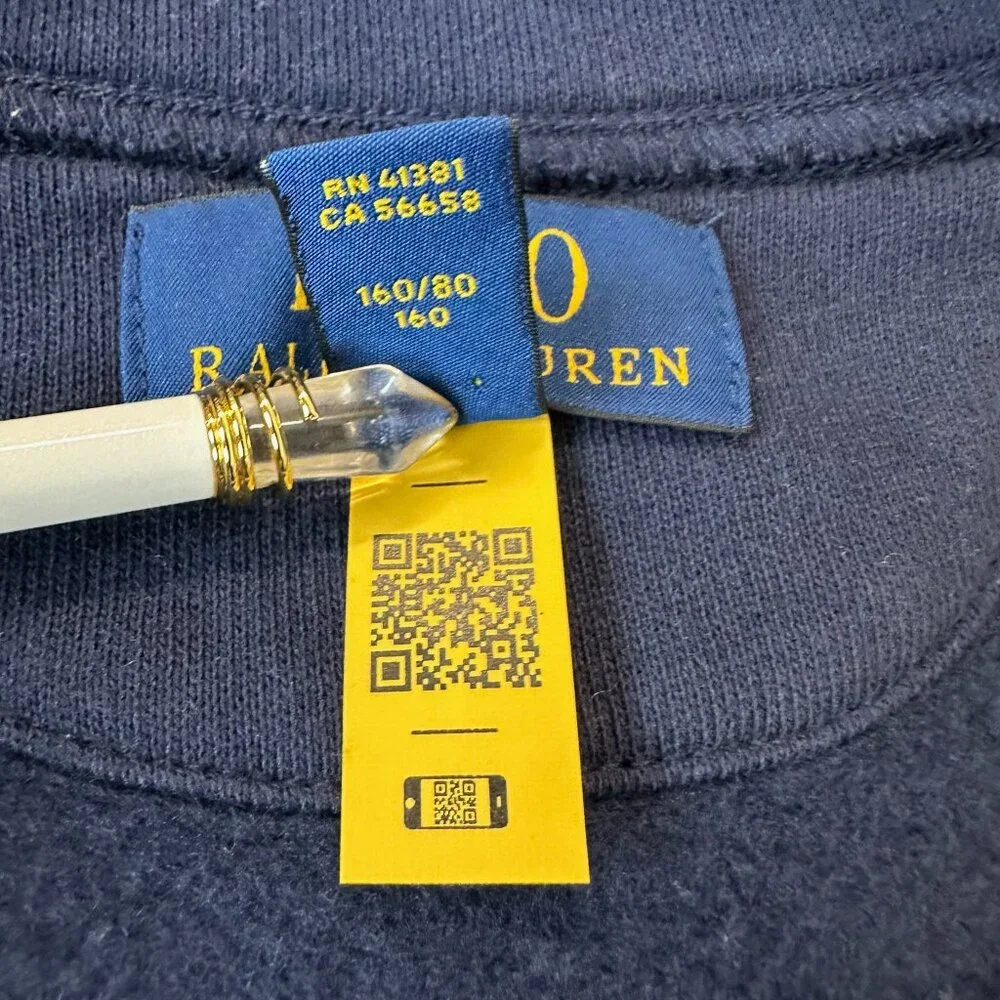 Polo Ralph Lauren U.S.R.L Sea-Hornets Cardigan Sweatshirt Large 14-16